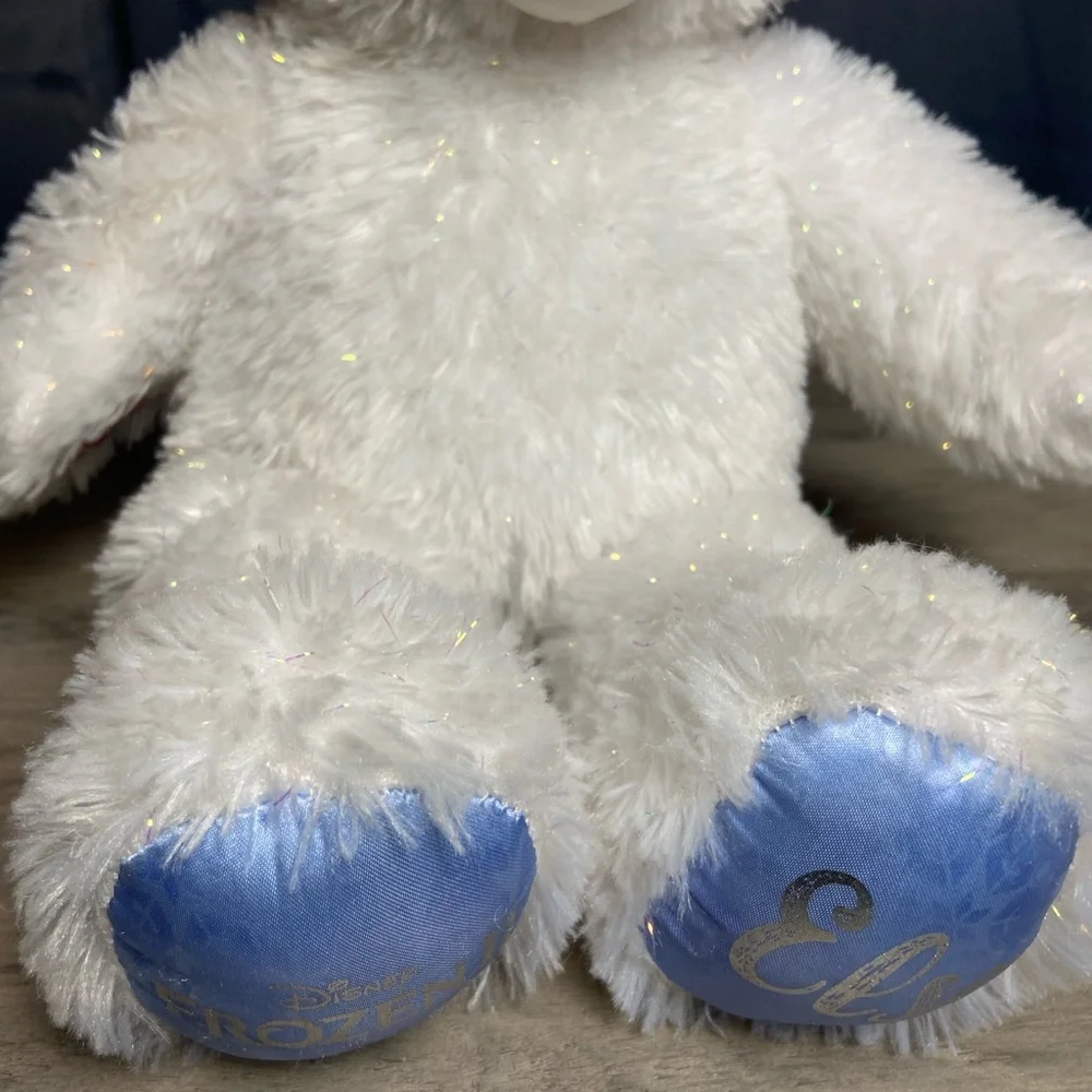 Build A Bear 2019 Disney *Frozen 2* Elsa* White Sparkle Bear, 17”‎